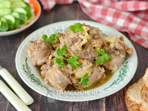 Фото блюда: Шея индейки в мультиварке