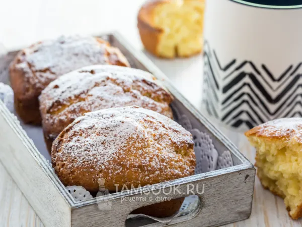 Фото блюда: Кексы на сметане и сливочном масле