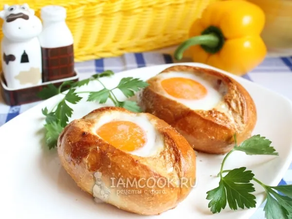 Фото блюда: Булочки с яйцом