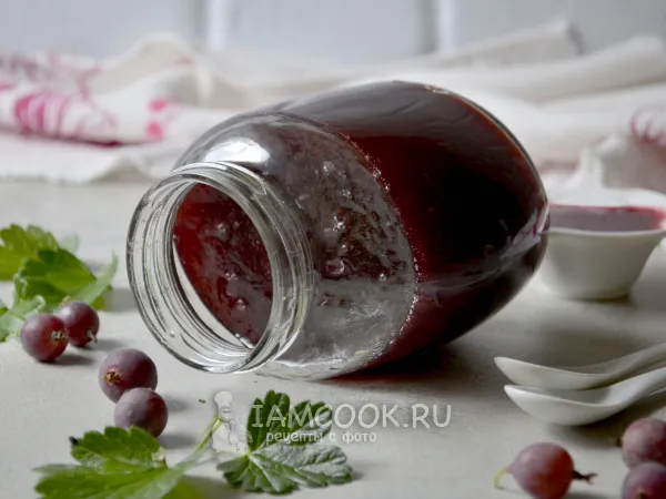 Фото блюда: Желе из крыжовника с апельсином на зиму