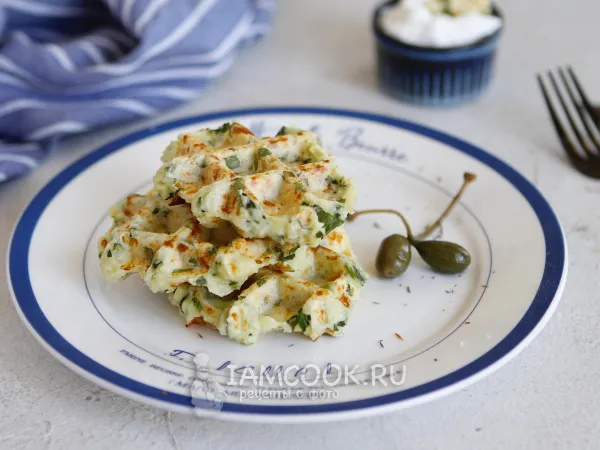 Фото блюда: Творожно-шпинатные вафли