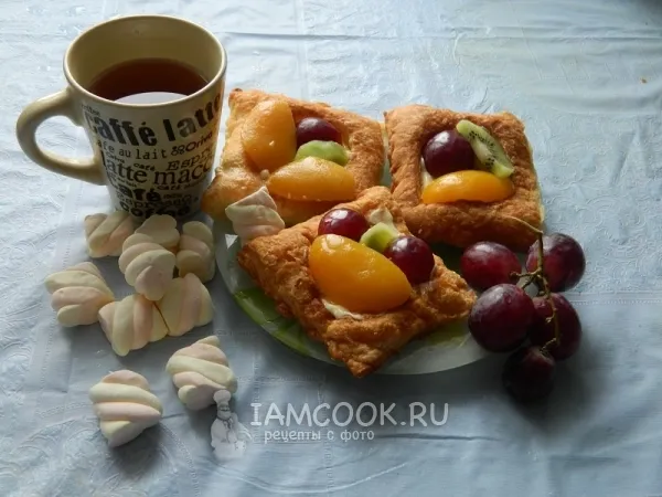 Фото блюда: Дениш с фруктами