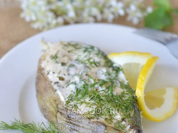 Фото блюда: Зубатка на пару в мультиварке