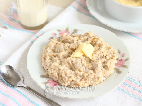 Фото блюда: Каша из резаного овса