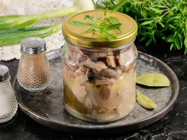 Фото блюда: Тушенка из куриных желудков