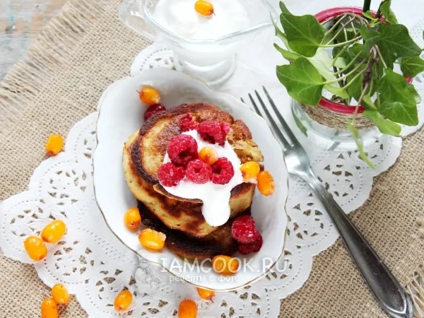 Фото блюда: Гречневые оладьи на ряженке