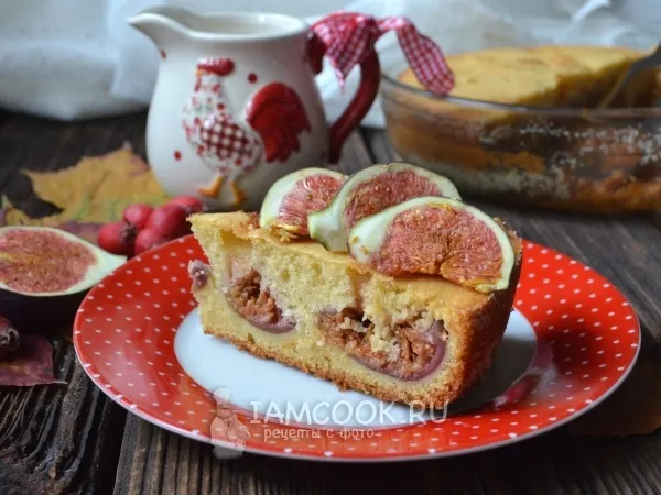 Фото блюда: Пирог с инжиром
