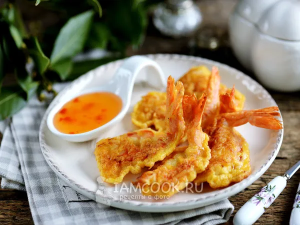 Фото блюда: Лангустины в кляре