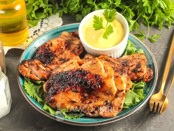 Фото блюда: Филе бедра курицы на мангале