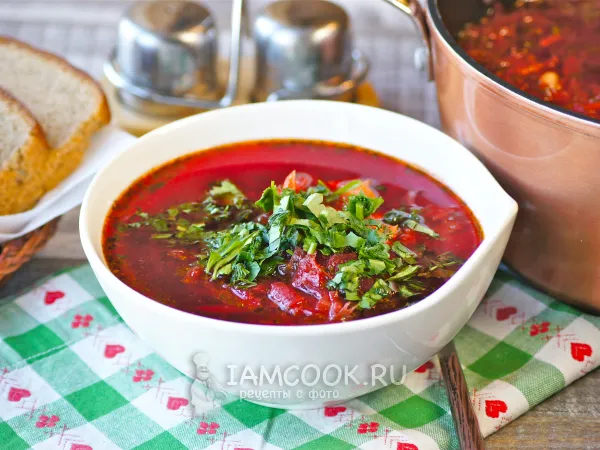 Фото блюда: Борщ в духовке