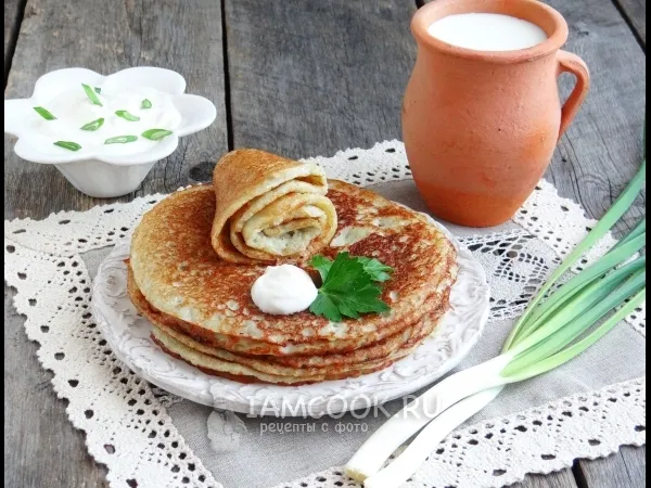 Фото блюда: Картофельные блины на дрожжах