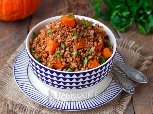 Фото блюда: Гречка с тыквой