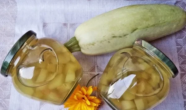 Фото блюда: Компот из кабачков на зиму