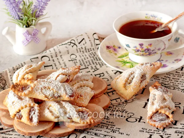 Фото блюда: Песочное печенье с вареной сгущенкой