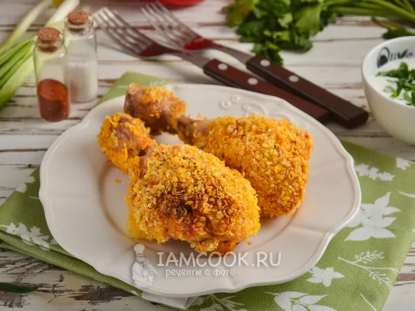 Фото блюда: Острые куриные ножки как в KFC