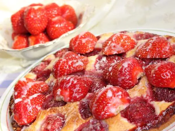Фото блюда: Пирог «Клубничный восторг»