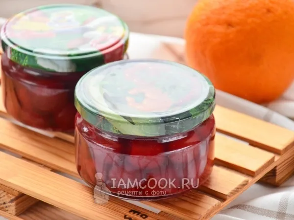 Фото блюда: Варенье из черешни с косточкой с апельсином