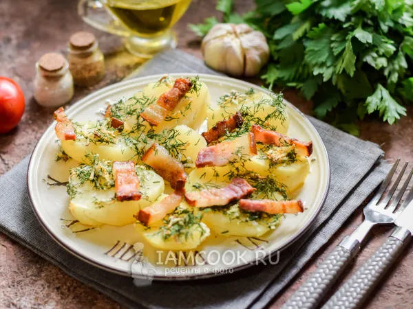 Фото блюда: Чесночная картошка