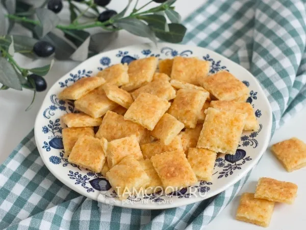 Фото блюда: Сырные крекеры с творогом