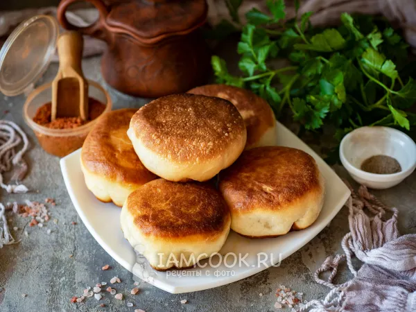 Фото блюда: Беляши из теста на кислом молоке