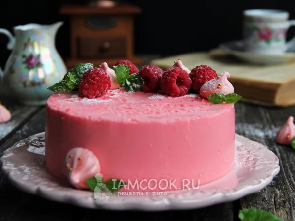 Фото блюда: Сметанный муссовый торт