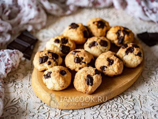 Фото блюда: Американское печенье с шоколадной крошкой