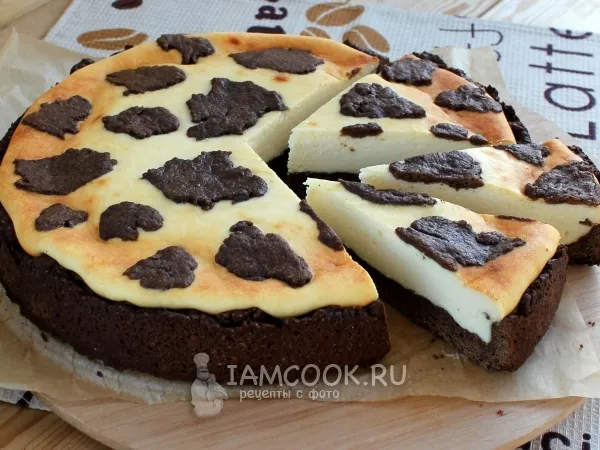 Фото блюда: Пирог творожный «Коровка Буренка»