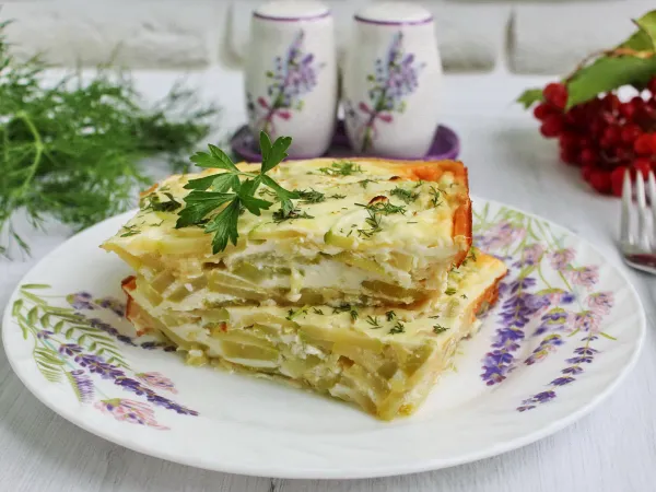 Фото блюда: Заливные кабачки