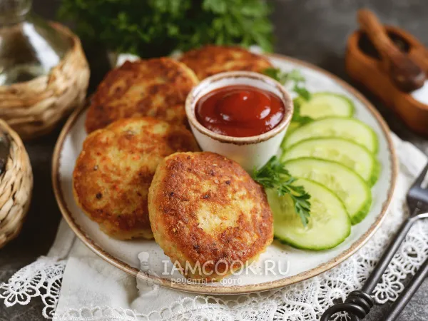 Фото блюда: Котлеты из минтая с сыром
