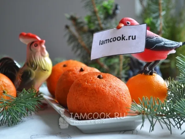 Фото блюда: Салат-закуска «Апельсин»