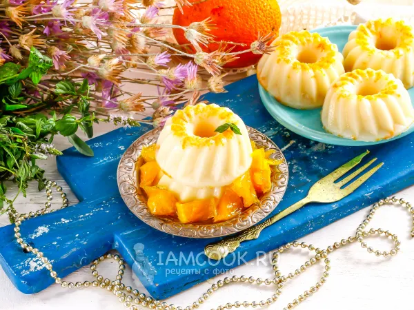 Фото блюда: Апельсиновая панна-котта