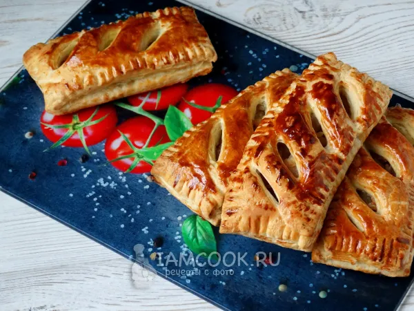 Фото блюда: Слойки с луком