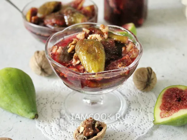 Фото блюда: Варенье из инжира с грецким орехом