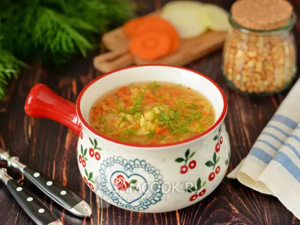 Фото блюда: Гороховый суп ПП