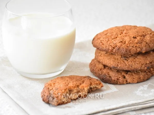 Фото блюда: Овсяное печенье с корицей