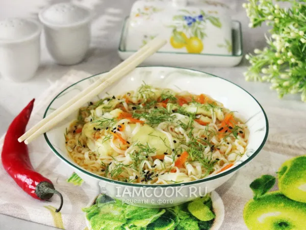 Фото блюда: Рамен с рыбой