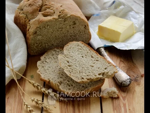 Фото блюда: Пшенично-ржаной хлеб в хлебопечке