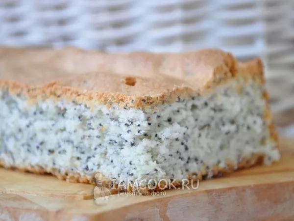 Фото блюда: Бисквит с маком