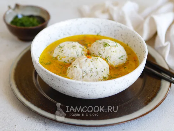 Фото блюда: Куриные тефтели с творогом