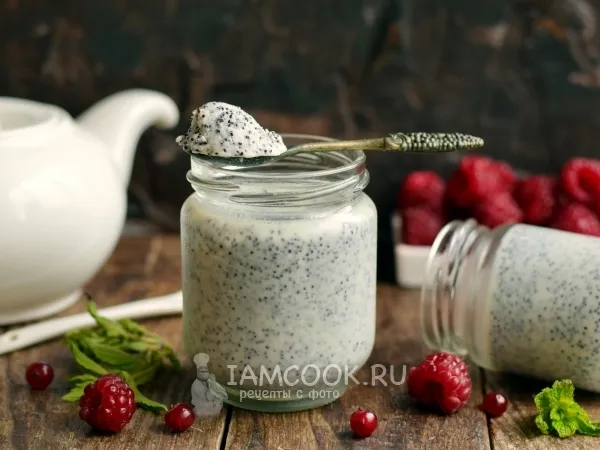 Фото блюда: Творожно-маковый десерт