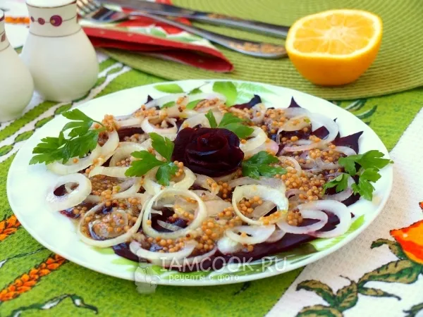 Фото блюда: Карпаччо из свеклы