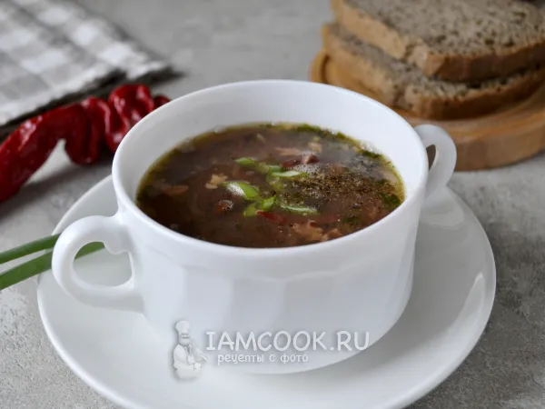 Фото блюда: Суп Лобио из красной фасоли по-грузински