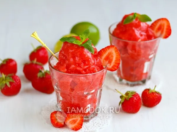 Фото блюда: Клубничный слаш