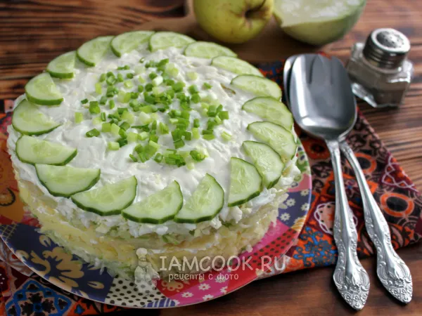 Фото блюда: Салат «Адмирал» с редькой