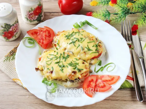 Фото блюда: Мясо по-французски с соусом бешамель