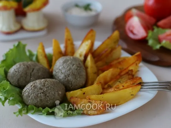 Фото блюда: Котлеты из говяжьего фарша в духовке