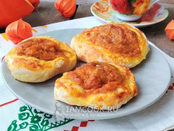 Фото блюда: Шаньги с тыквой