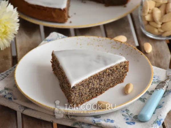 Фото блюда: Миндально-маковый пирог