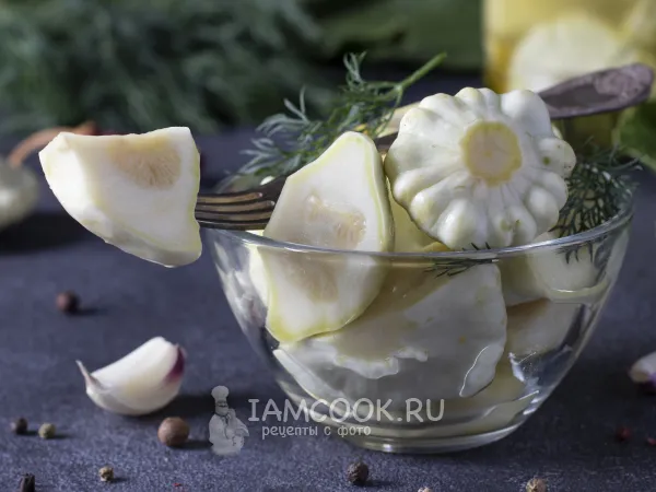 Фото блюда: Малосольные патиссоны