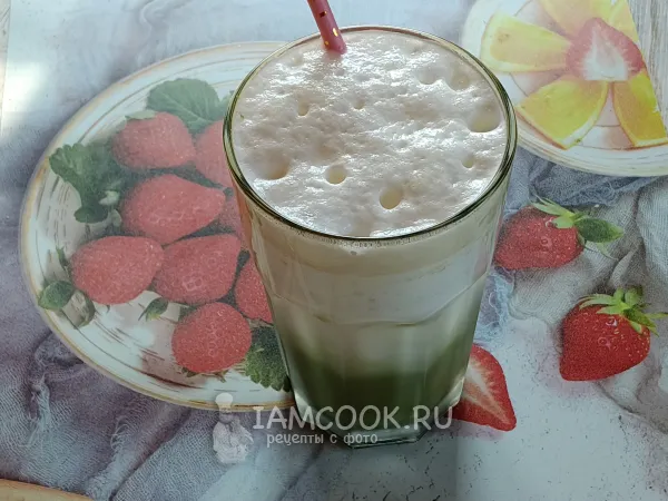 Фото блюда: Айс матча латте